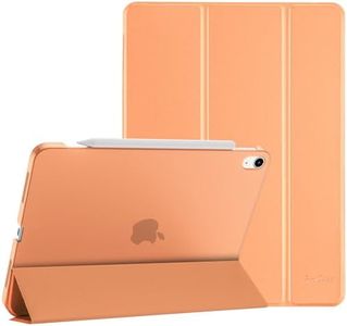 ProCase Smart Case for iPad Air 11-inch M2 2024/10.9 Air 5th Generation 2022/10.9 Air 4th 2020, Protective Cover for iPad Air 11 /Air 5 4 Gen -Orange