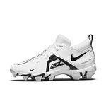 Nike Alpha Menace 3 Shark Men's Football Cleat, Black/Black/White, 11