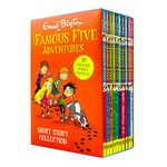 Enid Blyton Famous Five Adventures Short Story Collection 10 Books Box Set (Well Done Famous Five, A Lazy Afternoon, Good Old Timmy, George's Hair is too Long, Five and a Half-Term Adventure and MORE)