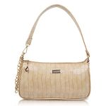 Dixon Synthetic Leather Casual Travel Chain Shoulder Deatachable Slingbag For Women (Beige)