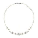 Mariell Pearl Necklace for Brides w