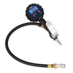 Sealey Compact Digital Tyre Inflator with Clip-On Connector - SA400