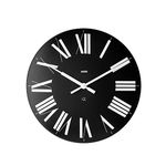 Alessi Firenze Wall Clock, Black
