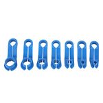 Qiilu Fuel Line Removal Tool, 7PCS/Set AC Fuel Line Disconnect Tool Replacement for Ford with Automatic Transmission Lines