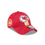 New Era Kansas City Chiefs NFL 2024 Sideline Red 9Forty Adjustable Stretch Snapback Cap