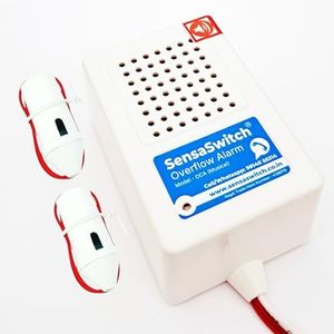 SensaSwitch Water Tank Overflow Alarm Model-OCA with Water Sensor, Fixed Volume Musical Bell, 1 Year Warranty