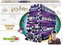 Wrebbit3D | Harry Potter: Mini Knight Bus (130pc) | 3D Puzzle | Ages 12+