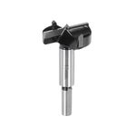 HARFINGTON Forstner Drill Bit 45mm (1-3/4") K30/C1 Tungsten Carbide Tip Triangle Shank Wood Forstner Bit Opener Cutter for Hinge Hole Drilling Woodworking