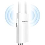 WONLINK Outdoor WiFi Extender High Power Wireless Outdoor Access Point with PoE, 1200Mbps Dual Band 5G 2.4G Outdoor WiFi Range Extender Long Range WiFi Repeater with Gigabit Port, Waterproof