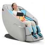 ROTAI Massage Chair for Home, Zero Gravity Massage Chair Full Body,24 Fixed Massage Nodes, Back, Neck & Foot Massage Recliner with 22 Programs & Heat - Gray