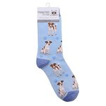 Animal Crackers Ladies Socks (Jack Russell)