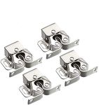 4 x Roller Catch Cupboard Cabinet Door Latch Twin Double Catches Caravan Boat