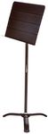 Amazon Basics - Folding Orchestra Sheet Music Stand, Adjustable Height from 108 to 162 cm (42.5 to 63.7 inches), Titlable, Standing and Sitting Uses, Stable, Tripod Base - Black