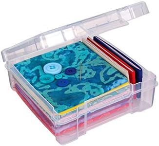 ArtBin 6953AB ClearView 6" x 6" Box Art & Craft Organizer, [1] Plastic Storage Case, Clear