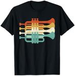 Vintage Marching Band Trumpet Player Retro Design Trumpeter T-Shirt