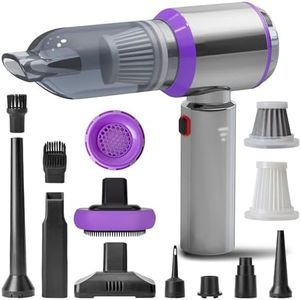 CARTMAN Cordless Handheld Vacuum, 18KPa Powerful, 35 Mins Runtime, Brushless Motor Air Duster with 3 Gear, Multi-Nozzles for Car, Home, Office, Pet