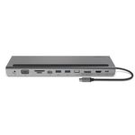 Belkin USB-C Hub, 11-in-1 Multi-Port Laptop Dock with 4K HDMI, DP, VGA, USB-C Docking Station with 100W Power Delivery, USB-A, Gigabit Ethernet, SD, MicroSD, 3.5mm Port for MacBook Pro, Air and More