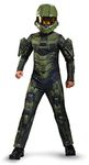 Halo DISK89968 Microsoft Master Chief Kids Classic Costume Boys Childrens Gaming Character-Large, Green, L