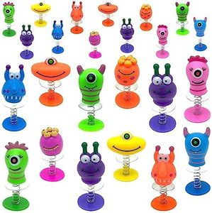 Oisinlas Jumping Popper Toys Spring Launchers Toys Pop Up Critters Novelty Spring Toy for Boys and Girls Party Favors Classroom Prizes Return Gifts Treat Bag Gift for Kids(6 Styles,24 PCS)