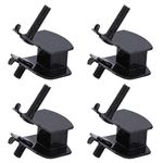 Jadeshay Motor Mounts - 4PCS Anti Vibration Generator Rubber Motor Mounts，Small ，Black