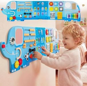 UREDISO Large Elephant Activity Wall Montessori Busy Board