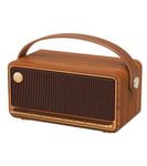 Edifier MP330 Portable Bluetooth Speaker with Hi-Res Audio, 40W RMS Wireless Dual Stereo Pairing, 360° Quality Sound, 19H Playtime, Bluetooth 6.0 Multipoint, Handheld Design for Outdoor Indoor - Brown