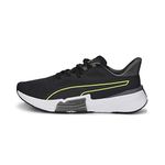 Puma Mens PWRFrame TR Black-Castlerock-Lime Squeeze Training Shoe - 7UK (37604908)