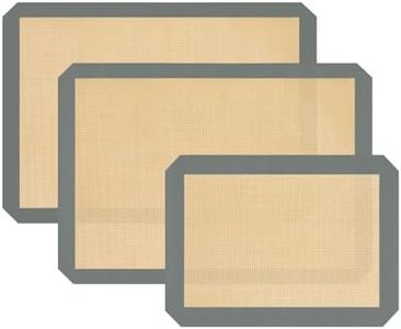Silicone Baking Mat, Non Stick Silicone Mats for Baking, Reusable Baking Sheets for Pastry, Cookies, Bread, Baking Tools ＆ Accessories