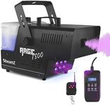 BeamZ Rage 1800LED DMX Smoke Machine with LED Light Effect - Powerful 1800W DJ Fog Machine for Parties, Clubs & Events, Perfect for Stage Effects & Ultimate Party Smoke Experience