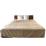 Radia Smart® EMF Radiation Protection Bed Blanket - Mega Large, Faraday Blanket, Organic Cotton, EMF Shielding 70" x 98"