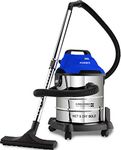 Eureka Forbes Bold Wet & Dry 1400 Watts, 20 KPa High Power Suction Vacuum Cleaner | Blower Function | 20 Litres Tank Capacity | Stainless Steel Body | 7 Accessories | Lightweight | 1 Year Warranty