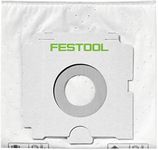 Festool 500438 SELFCLEAN Filter Bag SC FIS-CT SYS/5, White, Set of 5 Pieces