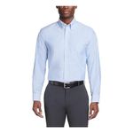 Van Heusen Men's Regular Fit Oxford Button Down Collar Dress Shirt, Blue, Medium