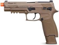 SIG SAUER Proforce 6mm BB Caliber Metal Slide Construction with Full Blow-Back Action 21rd M17 Airsoft Pistol, Coyote Tan, CO2 Power Source