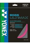 YONEX BG 66 Ultimax Badminton String (Neon Pink)