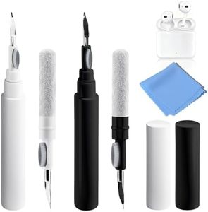 3 Pcs Cleaning Pen Kit Compatible with Airpods, 3 in 1 Cleaning Pens with Soft Brush for Earbuds Case Smartphone Small Electronics, Multi-Function Cleaner for Daily Users Travellers Device Owners