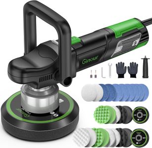 Ginour Dual Action Car Polisher – Variable Speed, Ergonomic Handle