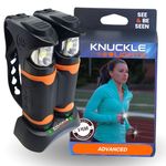 Knuckle Lights Advanced ? Rechargeable LED Light for Running & Jogging, Dog Walking & Hiking. 2 Ultra Bright Units Provide a Powerful 280 lumens of Illumination