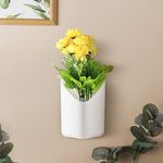 BLUME Prism Wall Hanging Planter Flower Pot | Hook Hanging Plastic Plant Pot Container Set for Indoor, Outdoor Living, Home, Gardening- Set of 1