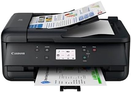 Canon PIXMA TR7650 Wireless 4-in-One Colour Inkjet Printer - Print, Scan, Copy & Fax | Wi-FI, Cloud | ADF, Borderless Photo Printing | Home Office