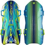 Artikfun Premium Recreational Winter Foam Snow Sled | Tow Rope and Handles | Sized for Youth and Adults | Contoured Deck Design | 50in-127cm Design Length |