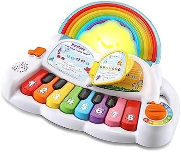 LeapFrog VTech - Piano arcoíris, Juguete interactivo para niños +1 año, Descubre la música, Aprende vocabulario en inglés, Versión ESP