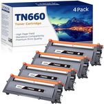 Ankink Compatible Toner Cartridge Replacement for Brother TN660 TN630 (Black,4 Pack) TN-660 630 to Use with MFC-L2700DW L2720DW L2740DW HL-L2300D L2320D L2360DW L2380DW DCP-L2540DW Printer