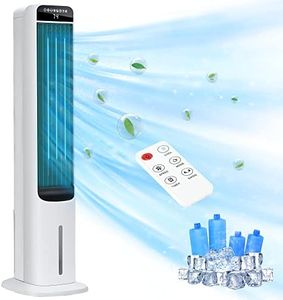 SUNGDOGIN Evaporative Air Cooler, 41 Inch Cooling Fans that Blow Cold Air, 3-in-1 Tower Fan with Remote, 3 Speeds, 120° Oscillation Portable Swamp Cooler, 12H Timer Air Cooler for Bedroom Indoor Use