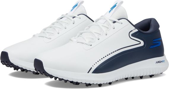 Skechers Men’s Go Golf Max 3 Arch Fit Golf Shoes – White/Navy, UK 9