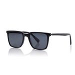 Shisen Fox KIMYOU Unisex Sunglasses with Iconic Design & Smudge Free Lenses, Anti-Reflective Coating, Polarized & 100% UV Protected Frames | PIANO BLACK- POLARIZED