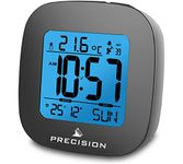 Precision AP054 Alarm Clock, Black, One Size