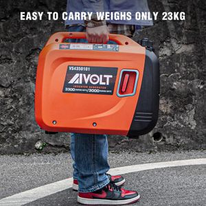 AIVOLT 3300W Petrol Inverter Generator – Portable Power Supply