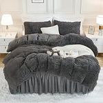 Andency Faux Fur Dark Grey Comforte