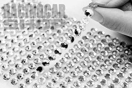 TRUE LINE Automotive Interior Exterior Iced Out Crystal Bling Diamond Sheet